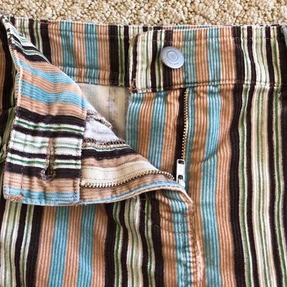 Ann Taylor Loft Corduroy Striped Skirt - Picture 3 of 6